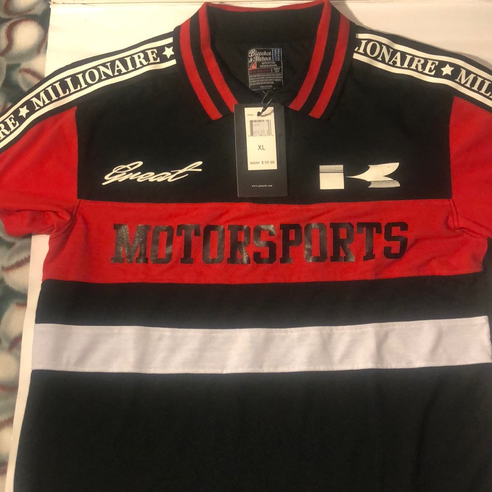 XL bleeker & Mercer Motorsports shirt